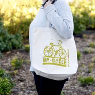 Katoenen Tas - Up Cycle - (4x Mixed Ontwerp)