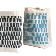 Katoenen Tas - All Over Design - (4x mixed Ontwerp)