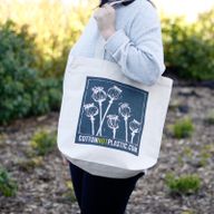 Katoenen Tas - Papaver Knop - (4 mixed Ontwerp)