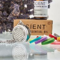 Aroma Diffuser Halsketting - Levensbloem - 25mm