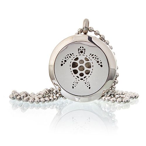 Aroma Diffuser Halsketting - Schildpad - 25mm
