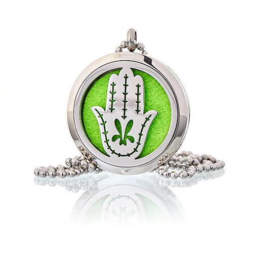 Aroma Diffuser Halsketting - Hand van Fatima - 30mm