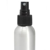 Aluminium Fles - 100ml met Zwarte Sraydop
