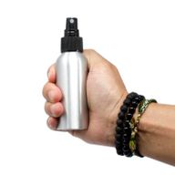 Aluminium Fles - 100ml met Zwarte Sraydop