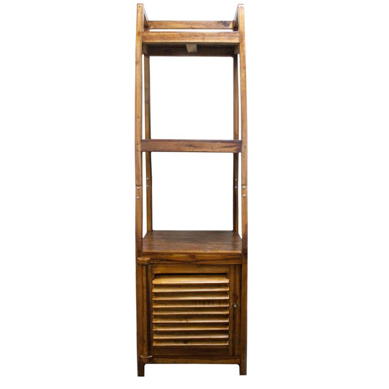 Handgemaakte Gerecycled Teak houten Display Unit met Onderkast