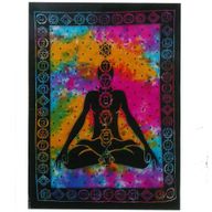 Katoenen Wand Dekoratie Doeken - Chakra Boeddha