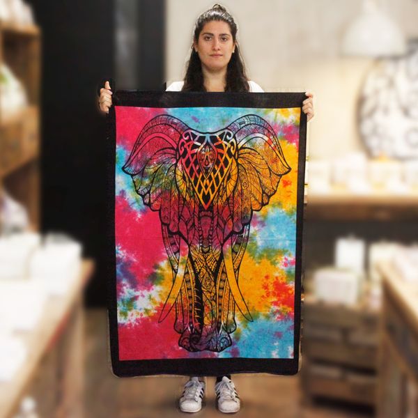 Katoenen Wand Dekoratie Doeken - Olifant