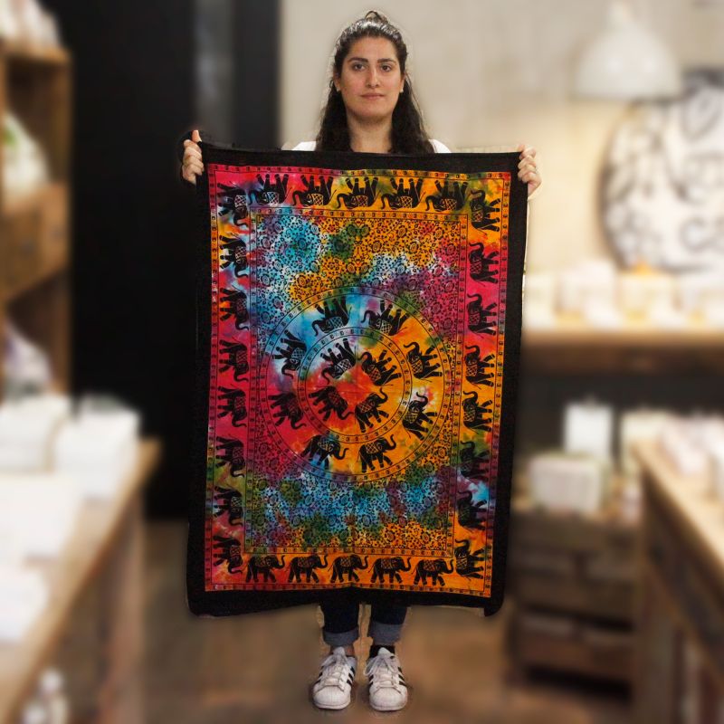 Katoenen Wand Dekoratie Doeken - Olifant Mandala