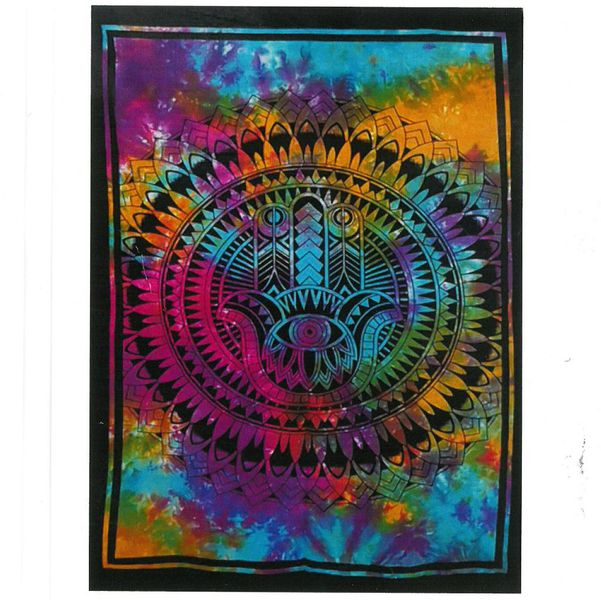 Katoenen Wand Dekoratie Doeken - Hamsa Hand