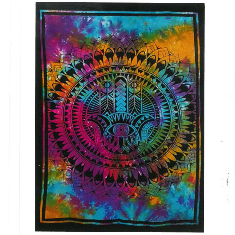 Katoenen Wand Dekoratie Doeken - Hamsa Hand