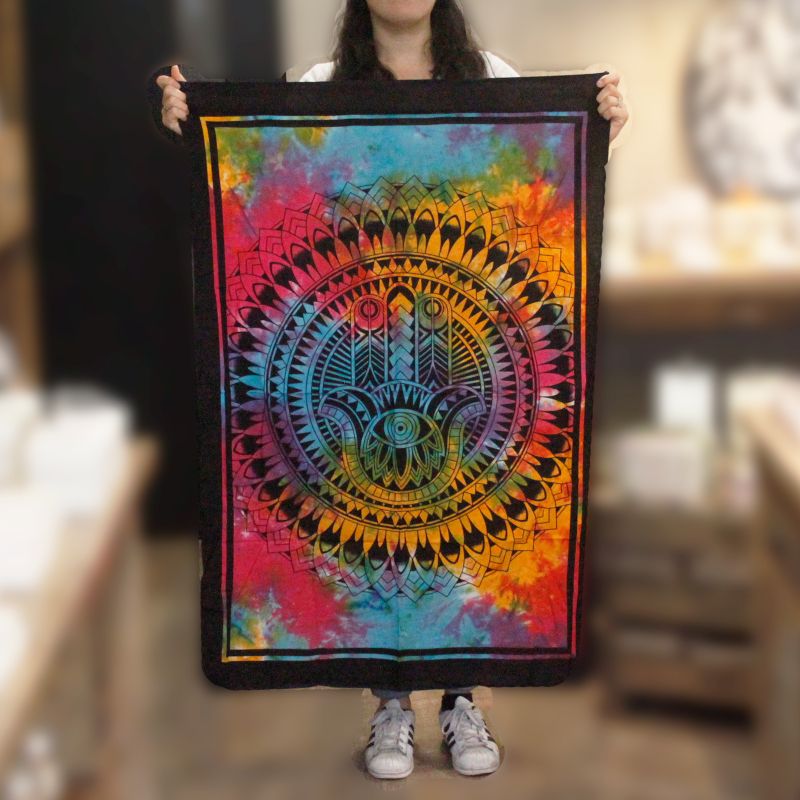 Katoenen Wand Dekoratie Doeken - Hamsa Hand