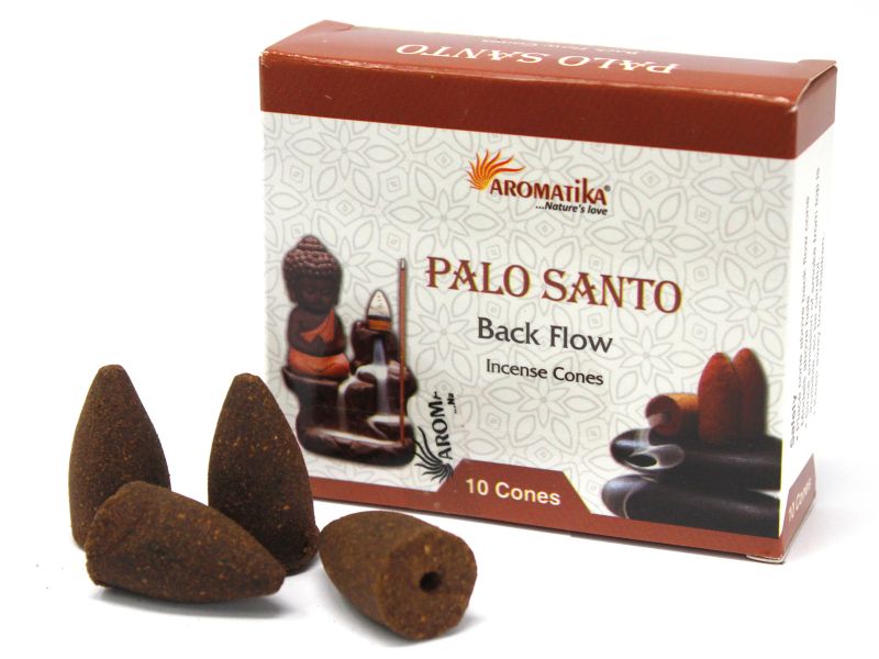 Aromatica Backflow Wierookkegels - Palo Santo