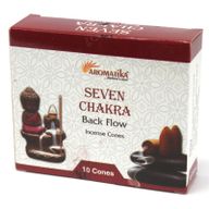 Aromatica Backflow Wierookkegels- 7 Charkras