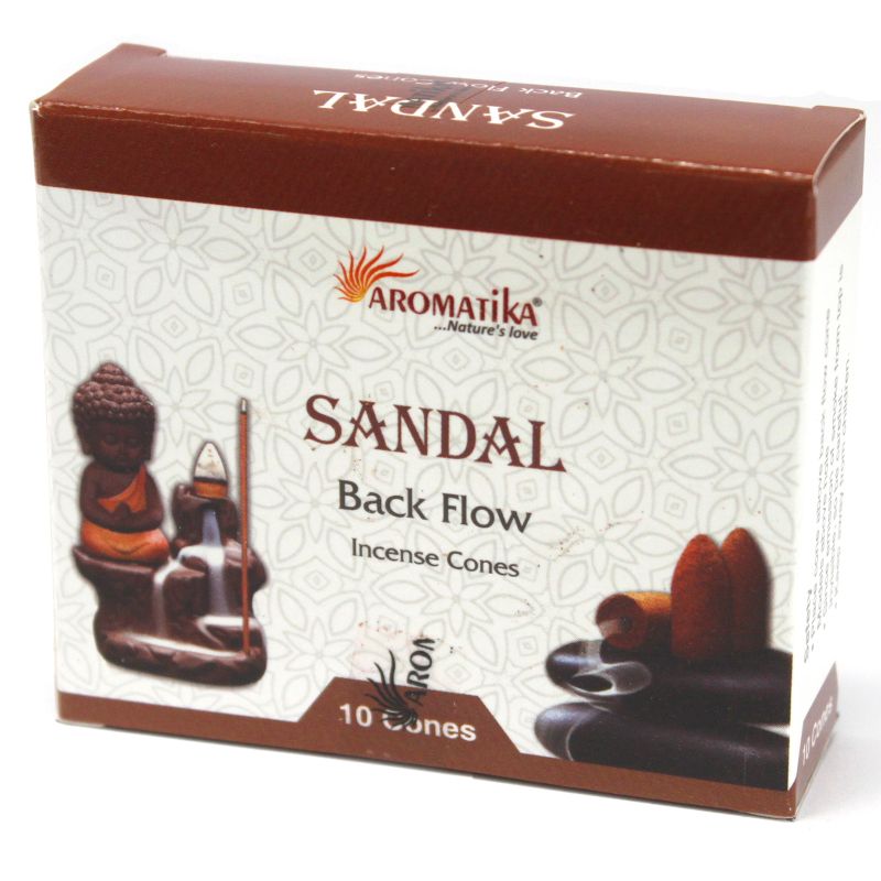 Aromatica Backflow Wierookkegels - Sandelhout