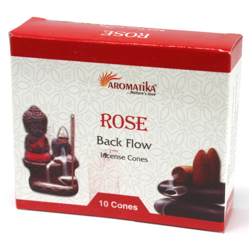 Aromatica Backflow Wierookkegels - Roos