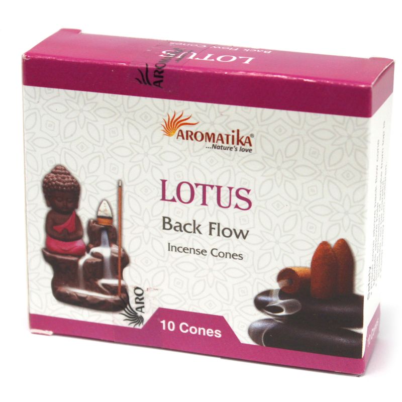 Aromatica Backflow Wierookkegels - Lotus