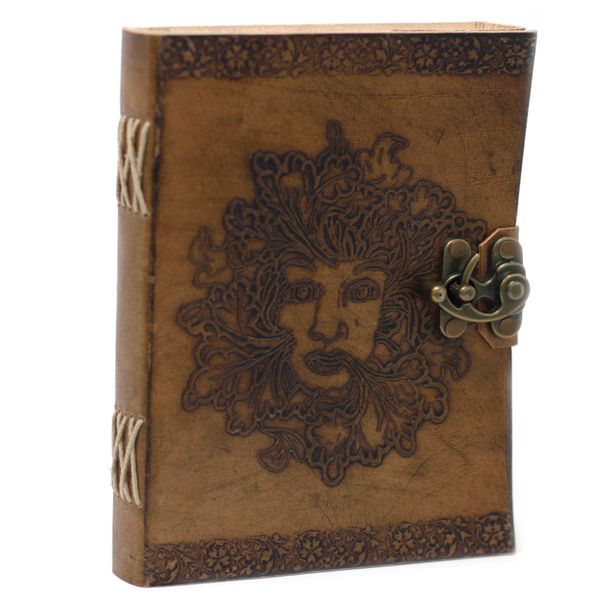 Notitieboek -Leer - Greenman - 20 x 15cm