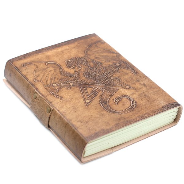 Notitieboek -Leer - Draak - 20 x 15cm