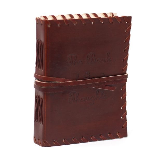 Notitieboek - Leer - "Book of Thoughts" - 15 x 10cm