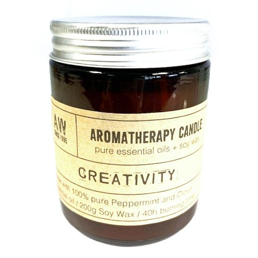 Aromatherapie Sojawas Kaarsen in Glazen Pot- Creatief - 200gr