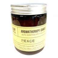 Aromatherapie Sojawas Kaarsen in Glazen Pot - Vrede - 200gr
