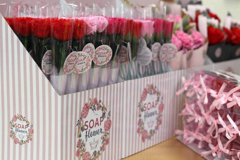 Verkoop klaar: Zeepbloemen Boeket - Large - Anjers