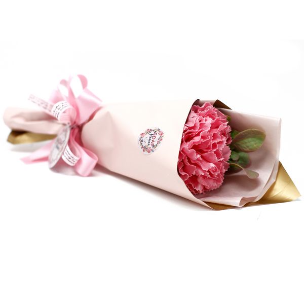 Verkoop klaar: Zeepbloemen Boeket - Large - Anjers