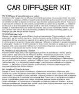 Luchtverfrisser Set voor in de Auto - Levensbloem - 30mm