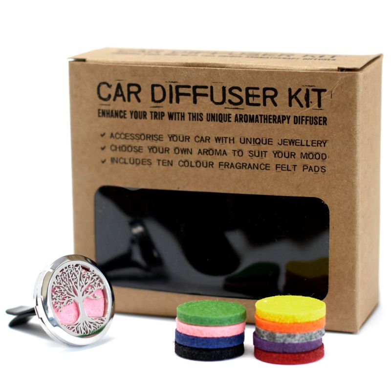 Luchtverfrisser Set voor in de Auto - Levensboom - 30mm