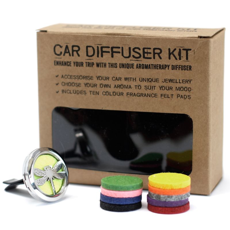 Luchtverfrisser Set voor in de Auto - Libel - 30mm