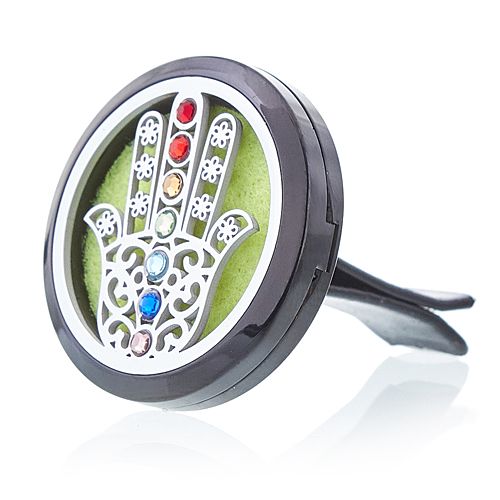 Luchtverfrisser Set voor in de Auto - Hamsa hand - 30mm