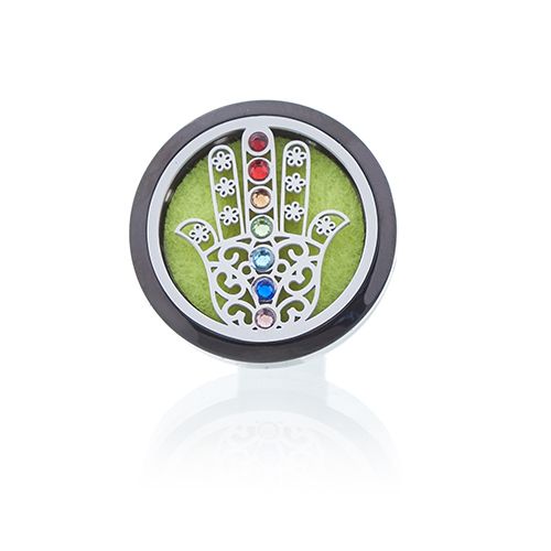 Luchtverfrisser Set voor in de Auto - Hamsa hand - 30mm