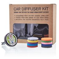 Luchtverfrisser Set voor in de Auto - Hamsa hand - 30mm