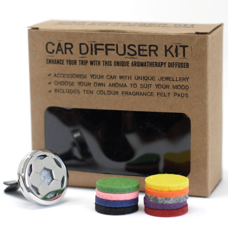 Luchtverfrisser Set voor in de Auto - Voetbal - 30mm