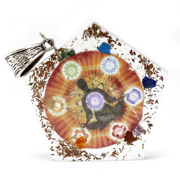 Orgonite Power Hanger - Achthoekige chakra