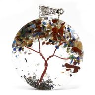 Orgonite Power Hanger - Ronde Amethistboom