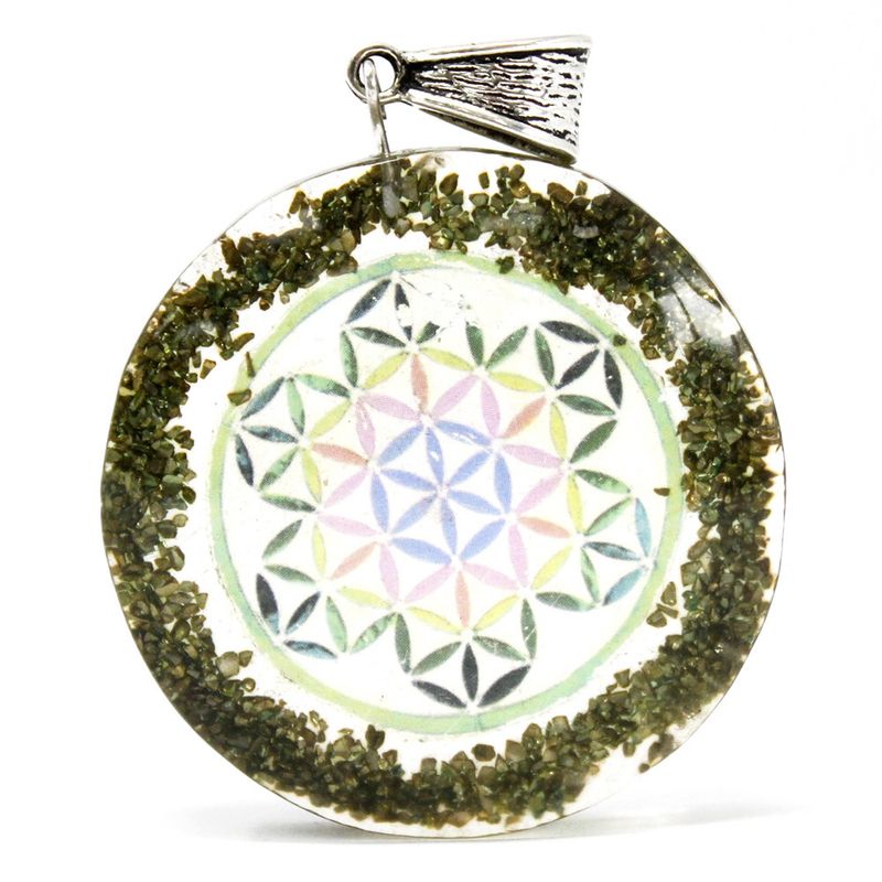 Orgonite Power Hanger - Groenesteen Mandala
