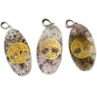 Orgonite Power Hanger - 7 Stenen Chakra Ovaal met Boom