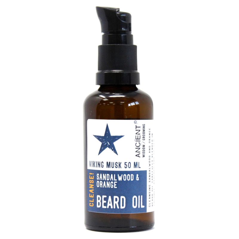 Baard Olie - 50ml - Viking Muskus - Reiniging!