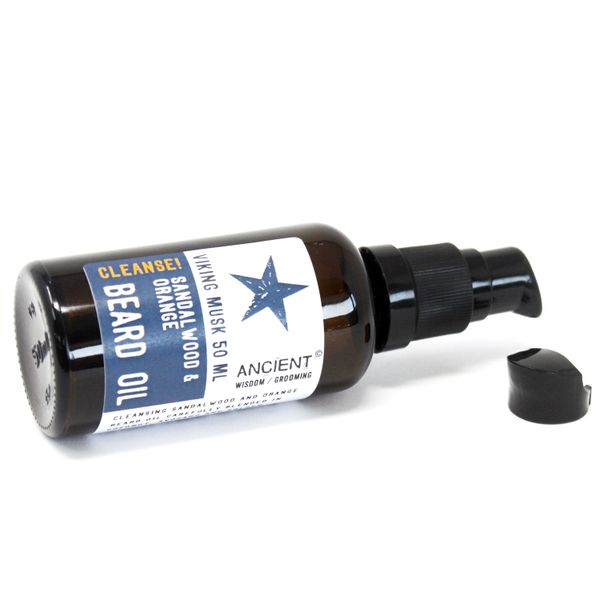 Baard Olie - 50ml - Viking Muskus - Reiniging!