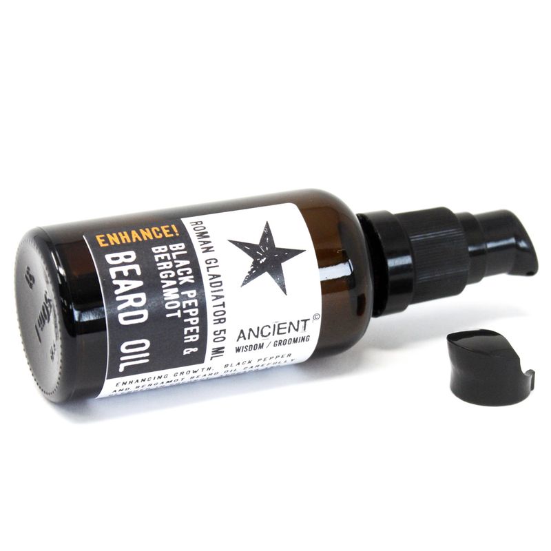 Baard Olie - 50ml - Romeinse Gladiator - Verbetering!
