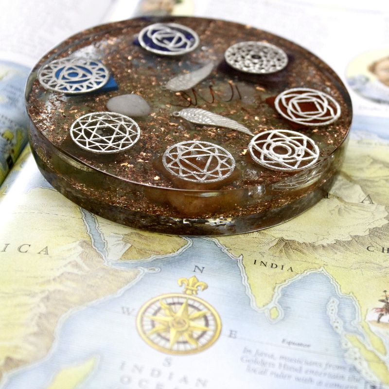 Tafel Orgonite Powerpacks - Large - Engelen Chakra