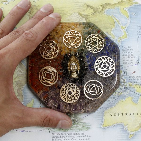 Tafel Orgonite Powerpacks - Large - Engelen Chakra