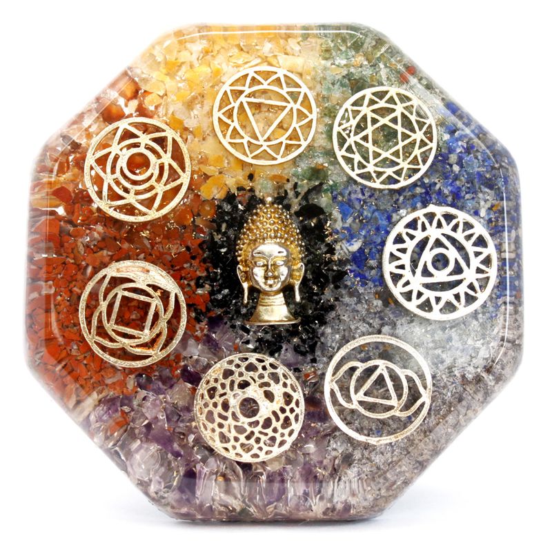 Tafel Orgonite Powerpacks - Large - Boeddha Chakra