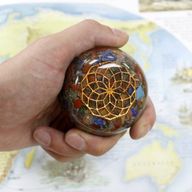 Tafel Orgonite Powerpacks - Large - Amethist Koepel