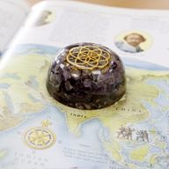 Tafel Orgonite Powerpacks - Large - Amethist Koepel
