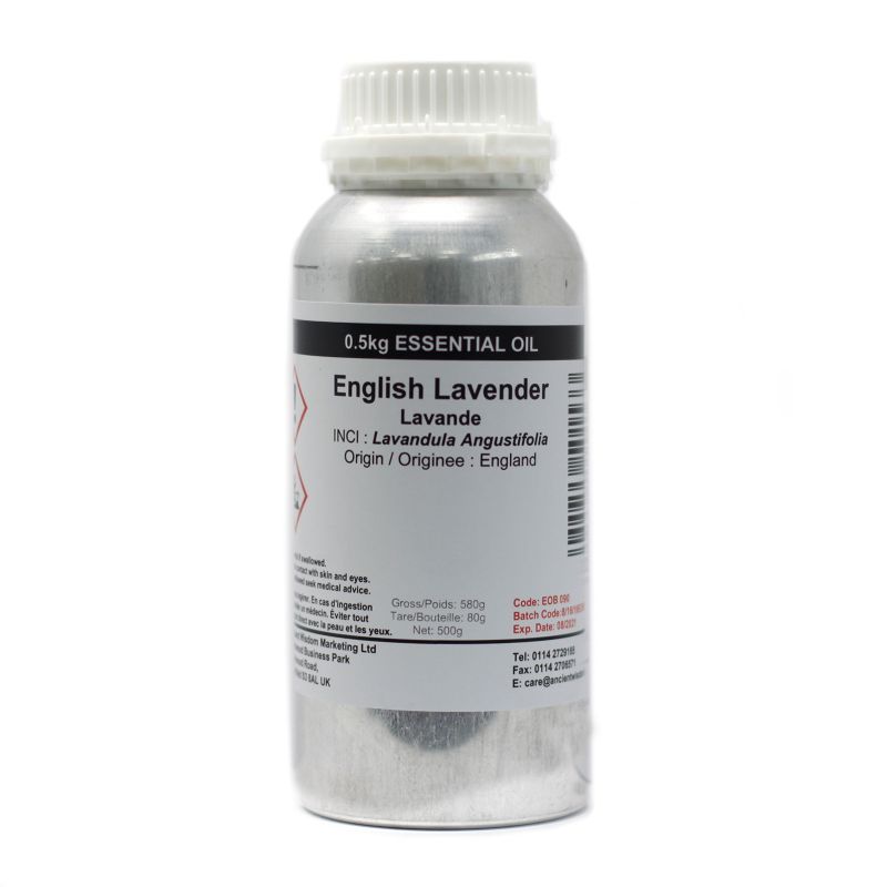 Etherische Olie in Bulk - 0.5kg - Engelse Lavandel