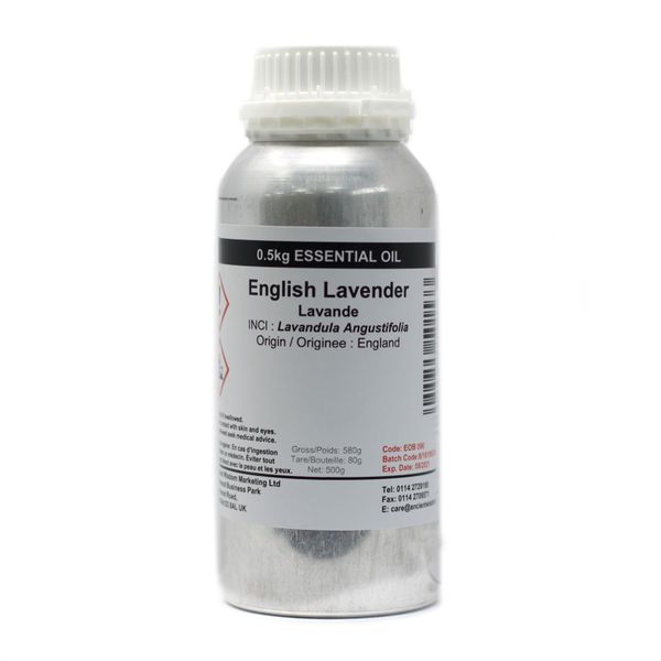 Etherische Olie in Bulk - 0.5kg - Engelse Lavandel