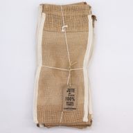 Jute Zakje met Venster - Lang - 35cm x 15cm