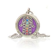 Aroma Diffuser Halsketting - Hamsa Chakra - 30mm